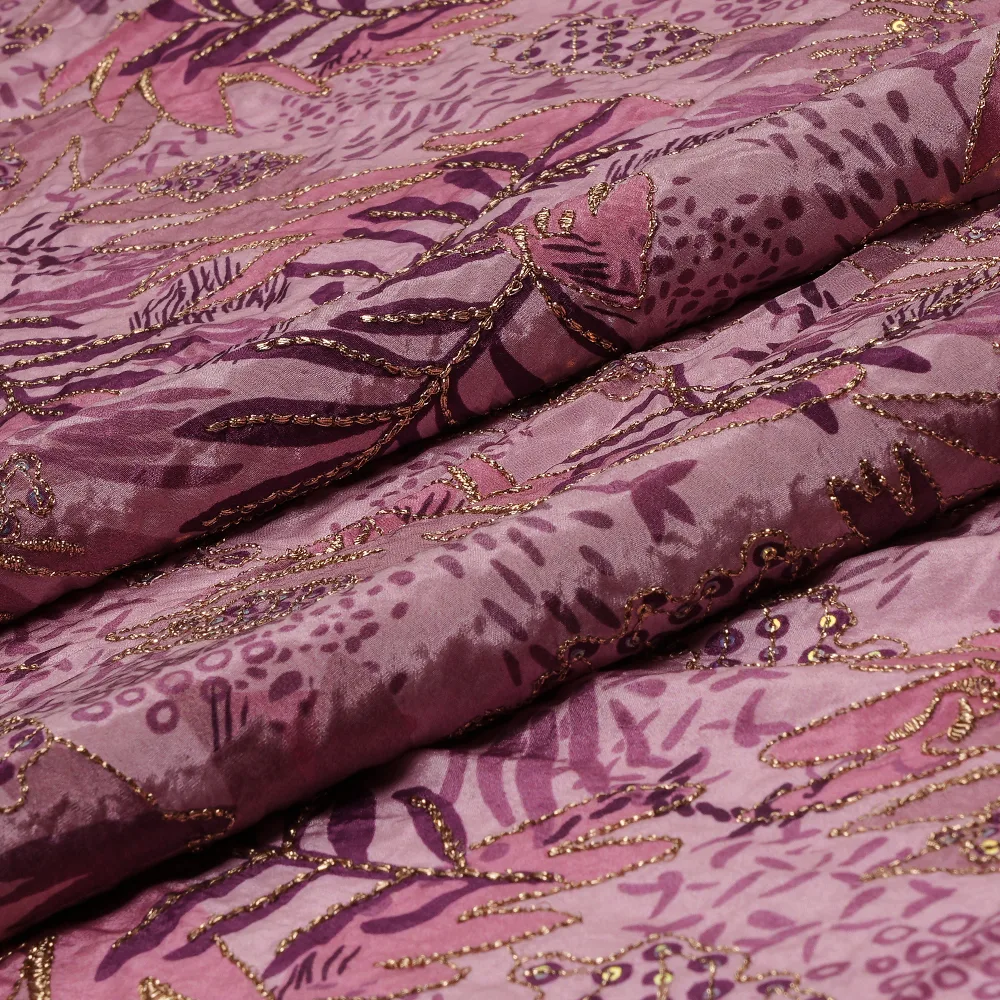 Bamberg Super Crepe - Digital Print - Embroidery